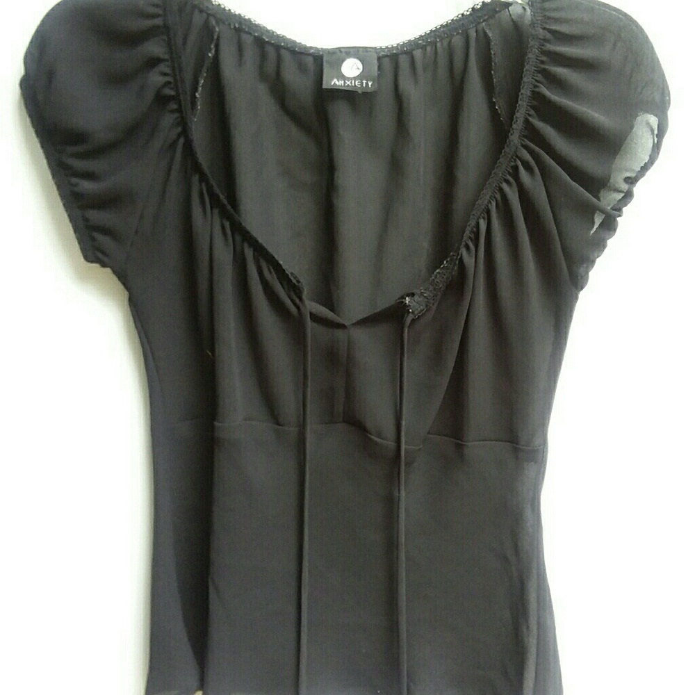 ANXITY Black Blouse
